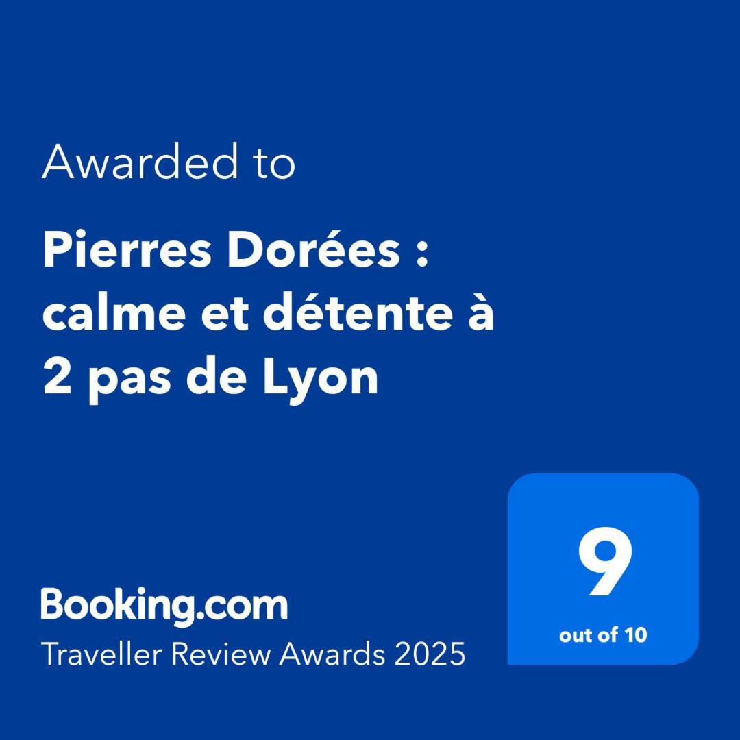 Pierres Dorees : Calme Et Detente A 2 Pas De Lyon Charnay  Exterior photo